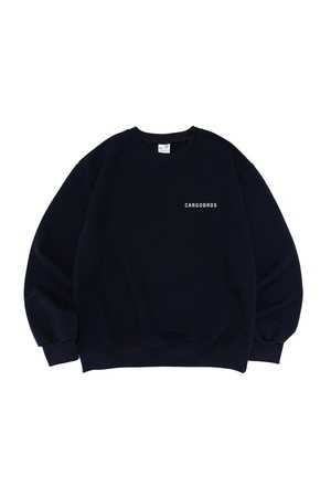 ESSENTIAL LOGO SWEATSHIRT (NAVY)