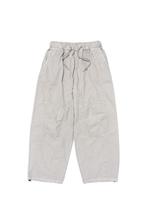 PIG INCISION WIDE BALLOON PANTS (GRAY)
