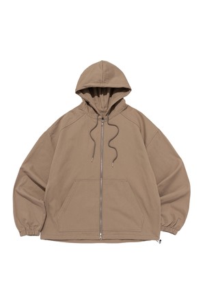 HOOD BOMBER WORK JACKET (BEIGE)
