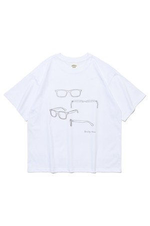 블루프린트 글래스 반팔티 (화이트)