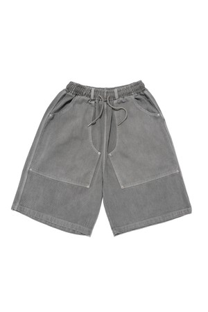 PIGMENT CARPENTER BERMUDA PANTS (GRAY)