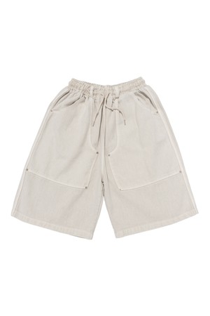 PIGMENT CARPENTER BERMUDA PANTS (IVORY)