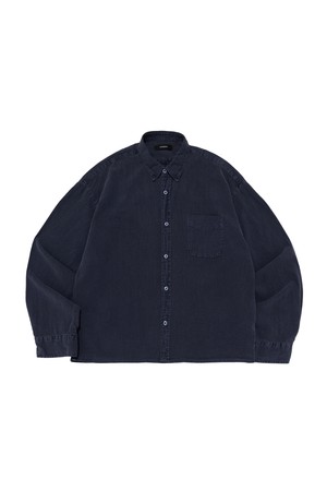 PIGMENT CROP SHIRT (NAVY)