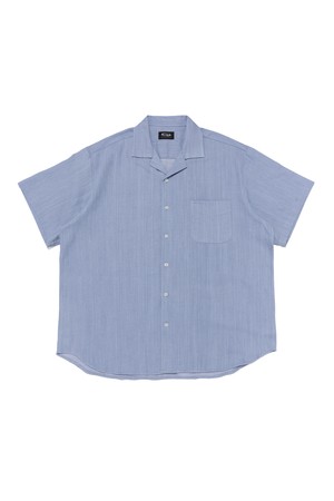 CB WASHING CITYBOY DENIM SHORT SHIRT (L,BLUE)