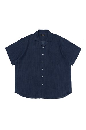 CB WASHING CITYBOY DENIM SHORT SHIRT (BLUE)