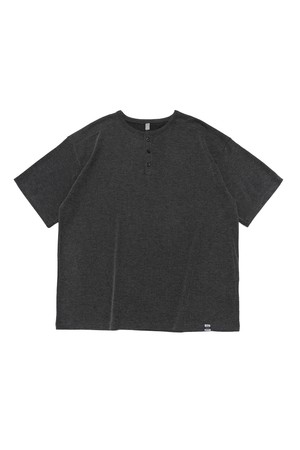 ACS CLASSIC HENLEY T-SHIRT (CHARCOAL)