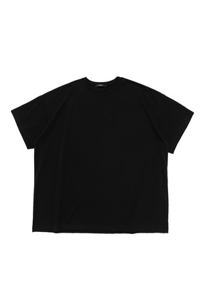 LAYERED PLAIN T-SHIRT (BLACK)
