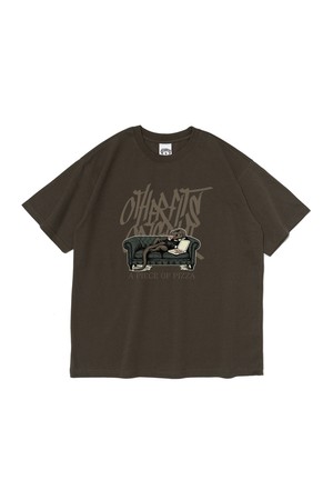 티렉스 그래픽 반팔티셔츠 (카키)