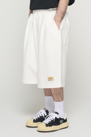 CB SWEAT BANDING HALF PANTS (WHITE)