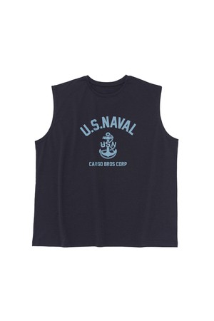 USN MARINE SLEEVELESS (CHARCOAL)