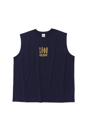 TRAVEL LINE SURF DRY-FIT SLEEVELESS (NAVY)