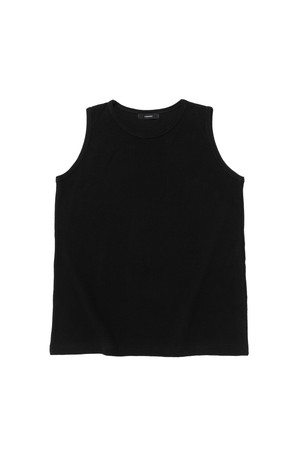 STANDARD WAFFLE SLEEVELESS (BLACK)