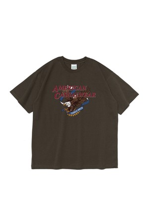 LIBERTY WING GRAPHIC SHORT SLEEVE T-SHIRT  (KHAKI)