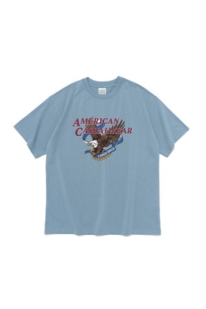 LIBERTY WING GRAPHIC SHORT SLEEVE T-SHIRT  (SKY BLUE)