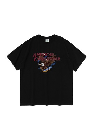 LIBERTY WING GRAPHIC SHORT SLEEVE T-SHIRT  (BLACK)