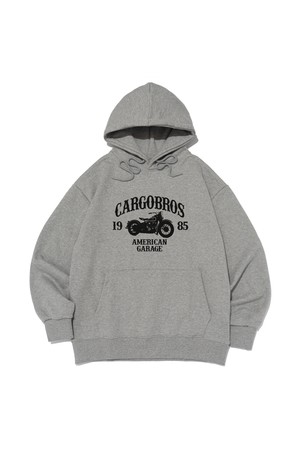 [기모선택] CB 1985 BIKE GRAPHIC HOOD T-SHIRT (GRAY)