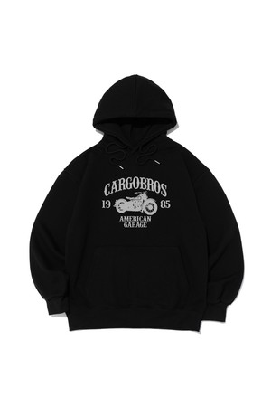 [기모선택] CB 1985 BIKE GRAPHIC HOOD T-SHIRT (BLACK)