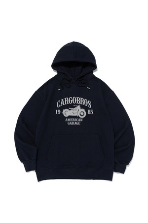 [기모선택] CB 1985 BIKE GRAPHIC HOOD T-SHIRT (NAVY)
