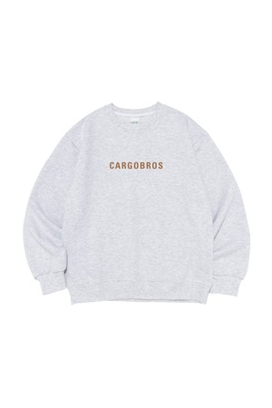 [기모선택] WIDE ESSENTIAL LOGO SWEATSHIRT (L.GRAY)