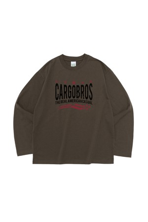 CB ALLSTAR VINTAGE GRAPHIC LONG SLEEVE T-SHIRT (KHAKI)