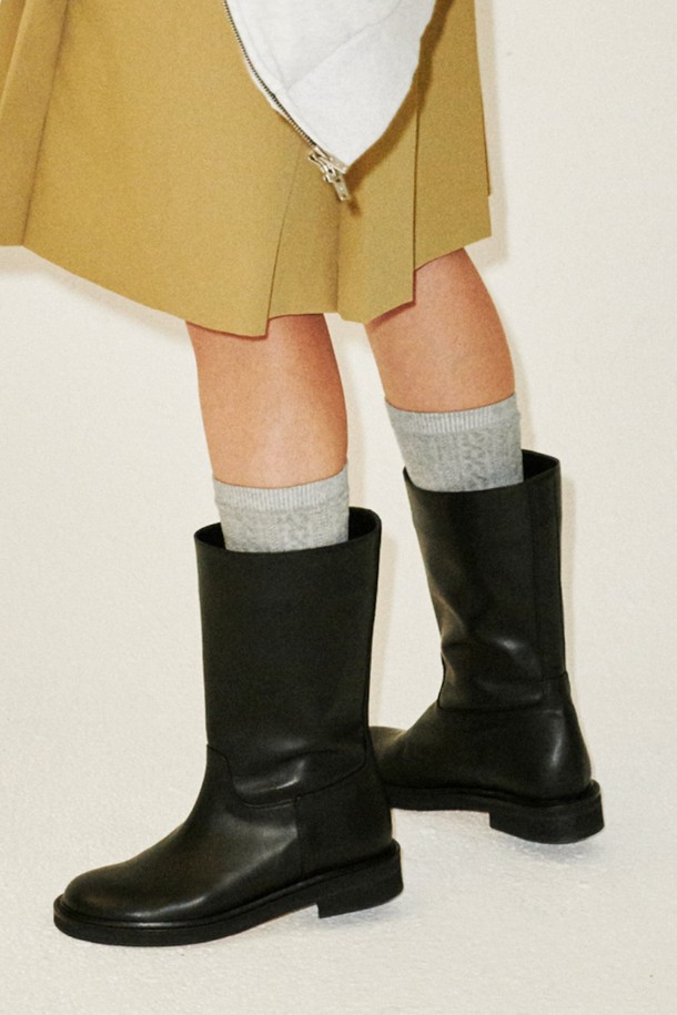 IN THE STAR - 부츠/워커 - IS_221398 Middle wide boots(Black)