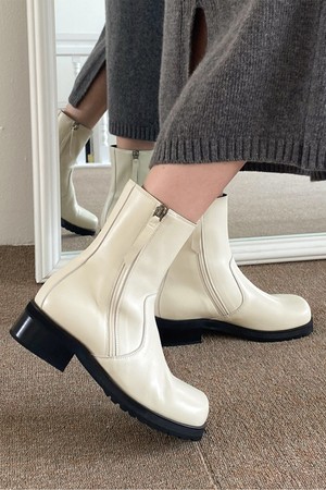 IS_221385 Multi-open boots(Cream)