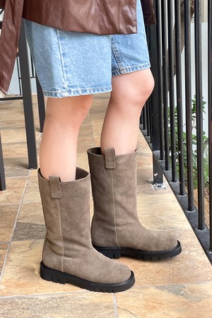 IS_231600 Two-Ring Half Boots (3colors)