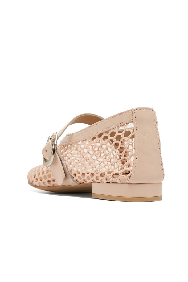 IN THE STAR - 플랫 - IS_241669_Buckle Net Flat Shoes (2colors)