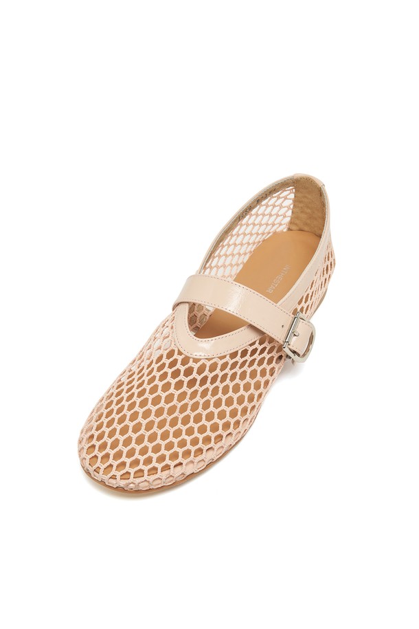 IN THE STAR - 플랫 - IS_241669_Buckle Net Flat Shoes (2colors)