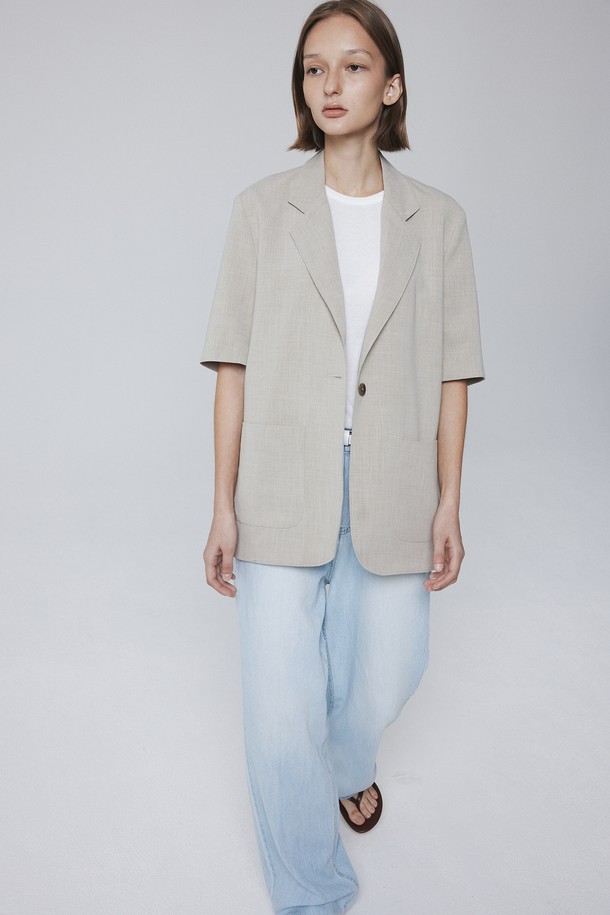 Juliapepe - 자켓 - Uniquely Summer Blazer (Oatmeal)