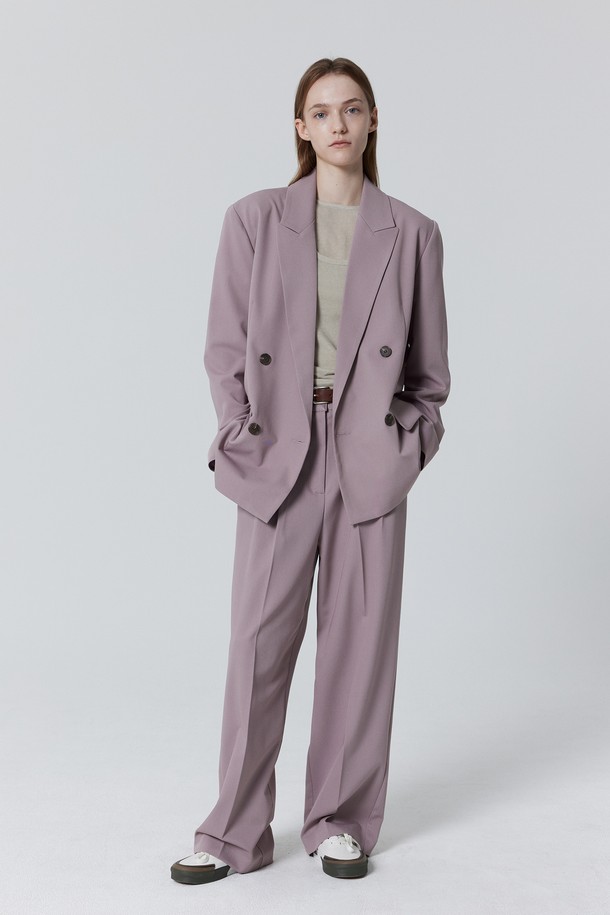 Juliapepe - 자켓 - Classic Tailored Jacket_Elderberry