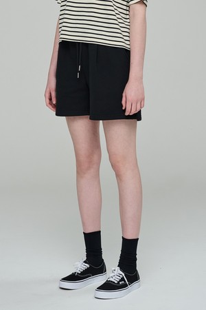 Essential Cotton Shorts (Black)