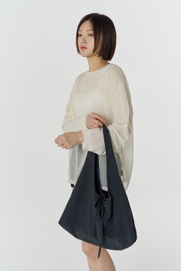 Juliapepe - 여성 가방 - Simple Hobo bag (Charcoal)