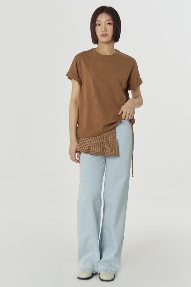 Juliapepe - 반소매 티셔츠 - New Season Formal Tee (Brown)