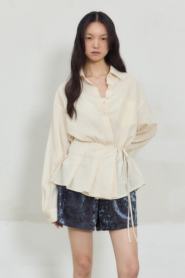 Juliapepe - 쇼트팬츠 - Ice Velvet Shorts (Charcoal)