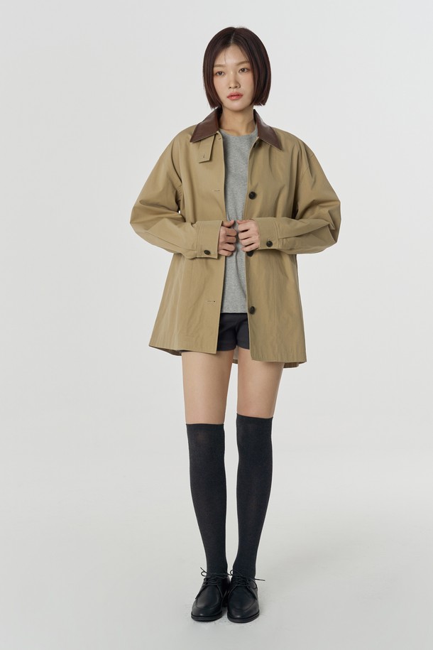 Juliapepe - 쇼트팬츠 - Ribbed Shorts (Charcoal)