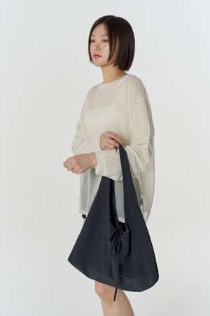 Simple Hobo bag (Charcoal)