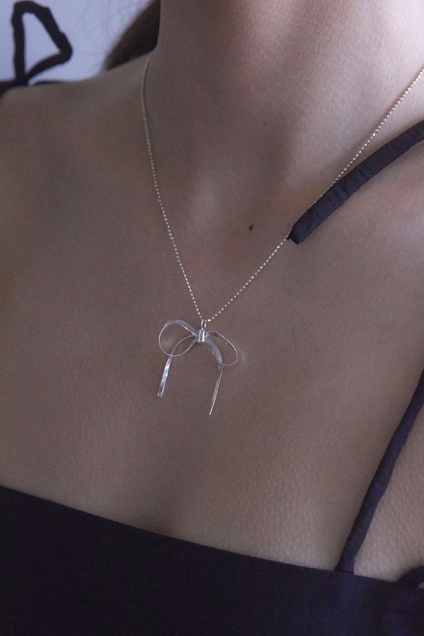 nuavo - 목걸이 - Ballerina necklace Sliver