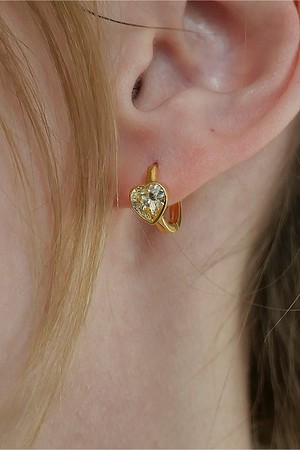 Cupid petit hoop - Gold