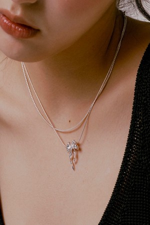 Ballerina gift necklace sliver