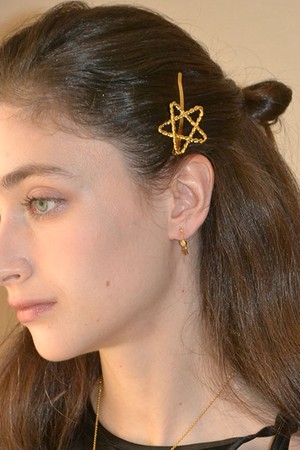 Star hair clip gold