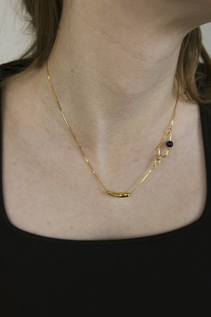 Light clip necklace Gold