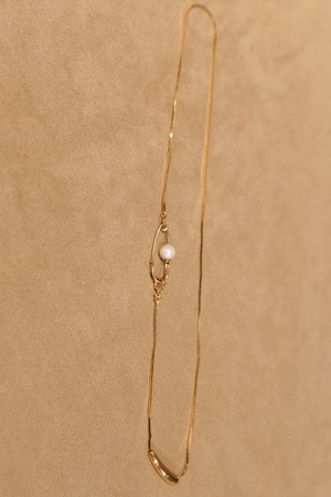 Light clip necklace Gold