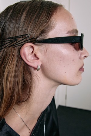 Line classy hoop Silver 925