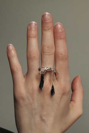 Balletcore ring Silver