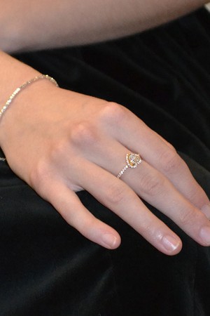Fragment heart ring G