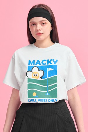 Chillvibe short-sleeve tee_WHITE-a