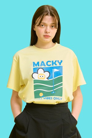 Chillvibe short-sleeve tee_YELLOW-a