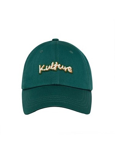 KULTURE NEEDLEPOINT HAT - GREEN-a
