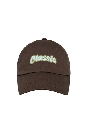 CLASSIC NEEDLEPOINT HAT - BROWN_BROWN-a